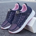 thumbnail image 5 of Women's Sneakers,Women's Walking Shoes,Breathable Running Shoes,Purple, 5 of 6