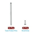 thumbnail image 3 of Uxcell 25x1.2mm Stainless Steel Tube Friction Pins Watch Strap Pressure Bars Pin w Rivet Ends Band Clasp Buckle 10Pack, 3 of 5