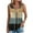Khaki A, variant on Ashirexll Tank Tops for Women, Sleeveless Tops for Women, Spring Summer Striped Casual Ruffle Collar Round Neck Tank
