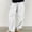 *White, variant on ClodeEU Women's Wide Leg Cargo Pants for Spring Summer,Casual Elastic Waist Pant with Pocket Trousers Brown,Womens Plus S