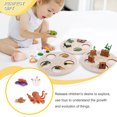 thumbnail image 3 of pitrice 1 Set Modèle de Ver de Pelle Matériau Plastique Premium Figurines d'Insectes Significatives Modèles Éducatifs Précoces pour Projet Scolaire Pieuvre type 1, 3 of 6