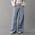 thumbnail image 6 of Women Jeans Baggy Jeans Wide Leg Jeans Trendy Stretchy Straight Leg Jean Loose Casual Denim Pants Jeans For Women, 6 of 6