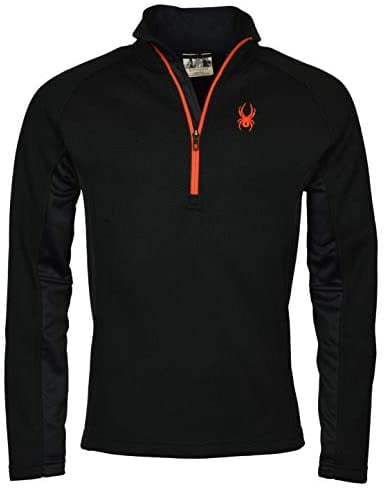 mens designer half zip jumper