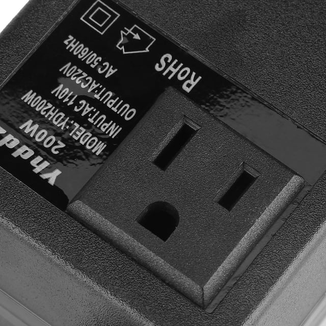 Adaptador De Viaje De Viaje De 200W Al Transformador De Convertidor De Potencia De Voltaje