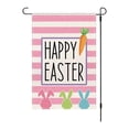 thumbnail image 1 of CY5O5ee 12x18 Inch Easter Garden Flag Carrots Rabbit Easter Egg Holiday Yard Flag Welcome Banners for Spring Outdoor Porch Yard Garden Outdoor Decoration, 1 of 8