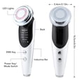 thumbnail image 5 of Facial Massager Beauty Device, Electric Face Lifting, Skin Rejuvenation, 7 in 1 Skin Care Tool with 3 LED Light, 3 Vibration & Massage for Anti-Aging, Deep Cleansing, Skin Tightening, Skin Refreshing, 5 of 9