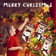 thumbnail image 5 of UYUH Christmas Stocking with Name, 18 inch Deer Gnome Santa Snowman Stockings, Burlap and Plaid Xmas Stockings for Family Kids, Holiday Decor, 5 of 6