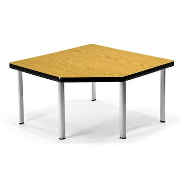ET3030-CHY-SLG -OFM office home computer college school task corner table with 5 legs