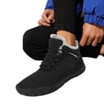 thumbnail image 4 of Zapatos Trekking Al Aire Libre Con Punta Ancha Descalzos Piel Cálidos Botas Felpa Invierno Antideslizantes Impermeables para Senderismo Y, 4 of 9