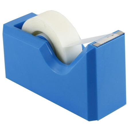 JAM Paper Colorful Tape Dispenser, Blue, 1 per Pack