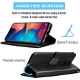 thumbnail image 4 of Galaxy A20 Case,Galaxy A30 Wallet Case,Takfox Galaxy A20/A30/A205U Leather Case ID Cash Credit Card Slots Holder Folio Flip Cover Hard Phone Cases Kickstand Magnetic Closure & Lanyard - Black, 4 of 7