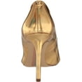 thumbnail image 3 of Sam Edelman Hazel Vegas Gold Metallic Stiletto Heeled Slip On Pointed Toe Pumps (Vegas Gold Metallic, 10), 3 of 6