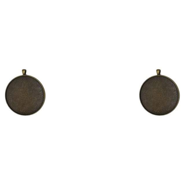 Collar con colgante de estilo Vintage Qarigey para adultos Bronce 45 mm