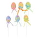 thumbnail image 5 of 6 uds. de huevos de Pascua, centro de mesa con arreglo de flores, adornos de espuma coloridos, decoración de Pascua para patio, ramo interior, jarrón Enredadera, 5 of 8