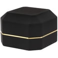 thumbnail image 3 of Proposal LED Light Ring Box Engagement Ring Case Velvet Jewelry Gift Box Case Ring Holder Necessary for marriage proposal Black, 3 of 4