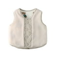 thumbnail image 6 of Godderr Baby Toddler Autumn Cotton Vest for Girls Boys Infant Warm Fleece Vest Outwear 9M-5Y Winter Sleeveless Jacket, 6 of 8