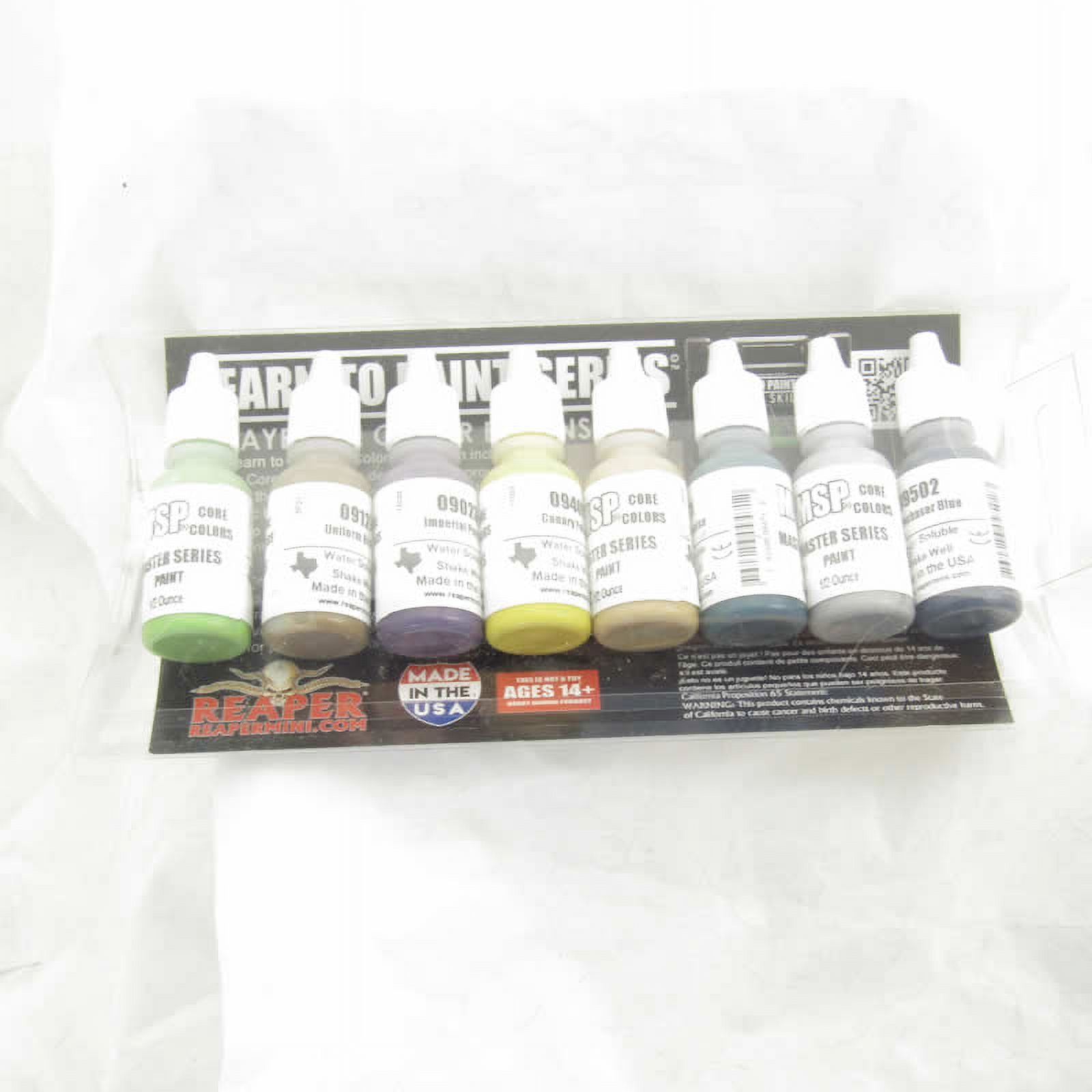 Reaper Miniatures Learn to Paint Kit - Layer Up! Color Expansion New