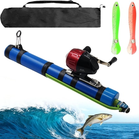 BrixVibe Fishing Catapult Rod Bait Launcher Telescopic Lure Fly Poles Colitt Compact for Outdoor Anglers Travel