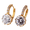 Yellow Gold, variant on 18K White Gold Plated Diamond 5.5CTW CZ Solitaire Hoop Earrings for Woman Special Occasion