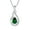5-emerald-May, variant on Infinity Teardrop Pendant Necklace for Women 925 Sterling Silver Birthstone August Peridot Jewelry