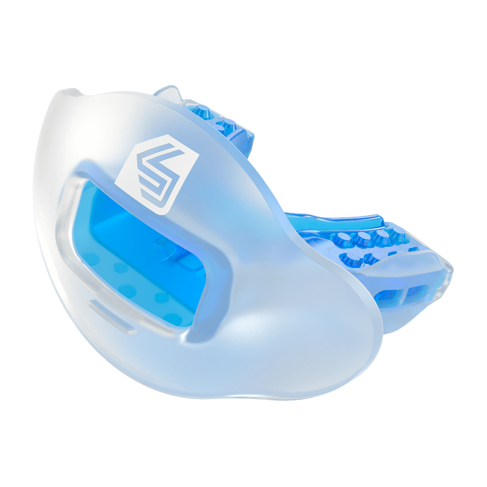 Shock Doctor Max Airflow Lip Guard With Convertible Tether Flag One Size for sale online 