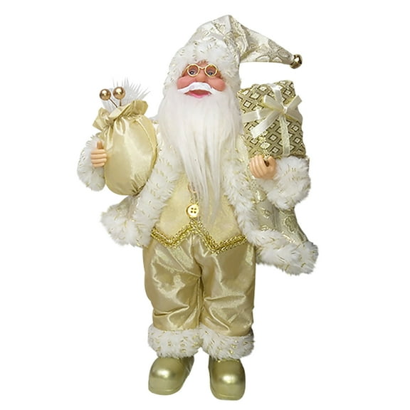 SUSHANG Clearance Santa Claus Doll Ornaments Christmas Santa Doll Christmas Child Gift Toy Table Decoration for Home