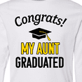thumbnail image 4 of Inktastic Congrats My Aunt Graduated with cap Long Sleeve Youth T-Shirt, 4 of 5