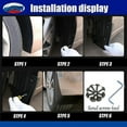 thumbnail image 4 of FOR Chery Tiggo 8 PLUS PRO 2021 2022 2023 2024 Mudguard Fender Mud Flap Guards Splash Mudflaps Car Accessories Front Rear 4pcsBlack, 4 of 5