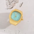 thumbnail image 6 of Adjustable Ring Watch, Gold Black Finish, Stainless Steel, Valentine Day Gift, Statement Finger Jewelry, Mini Clock, 1 Pc, 6 of 8