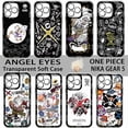thumbnail image 2 of Funda de teléfono de Anime japonés Luffys Gear 5 para iPhone 16 15 14 13 12 11 Mini Pro Max X XR 7 8 Plus SE20 piezas una cubierta transparente, 2 of 5