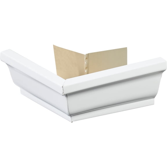 Amerimax Home Products 27002 Aluminum Outside Mitre, 5-Inches, White