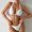 White, variant on Two Piece Bathing Suit Women Women's Bikini Swimsuit High Waist Bikini Set Swimsuit Big Bust Bikini Top Bikini Bottoms Push up Bikini Top Padded Bikini Thong Bottom Womens String Bikini Light Bikini