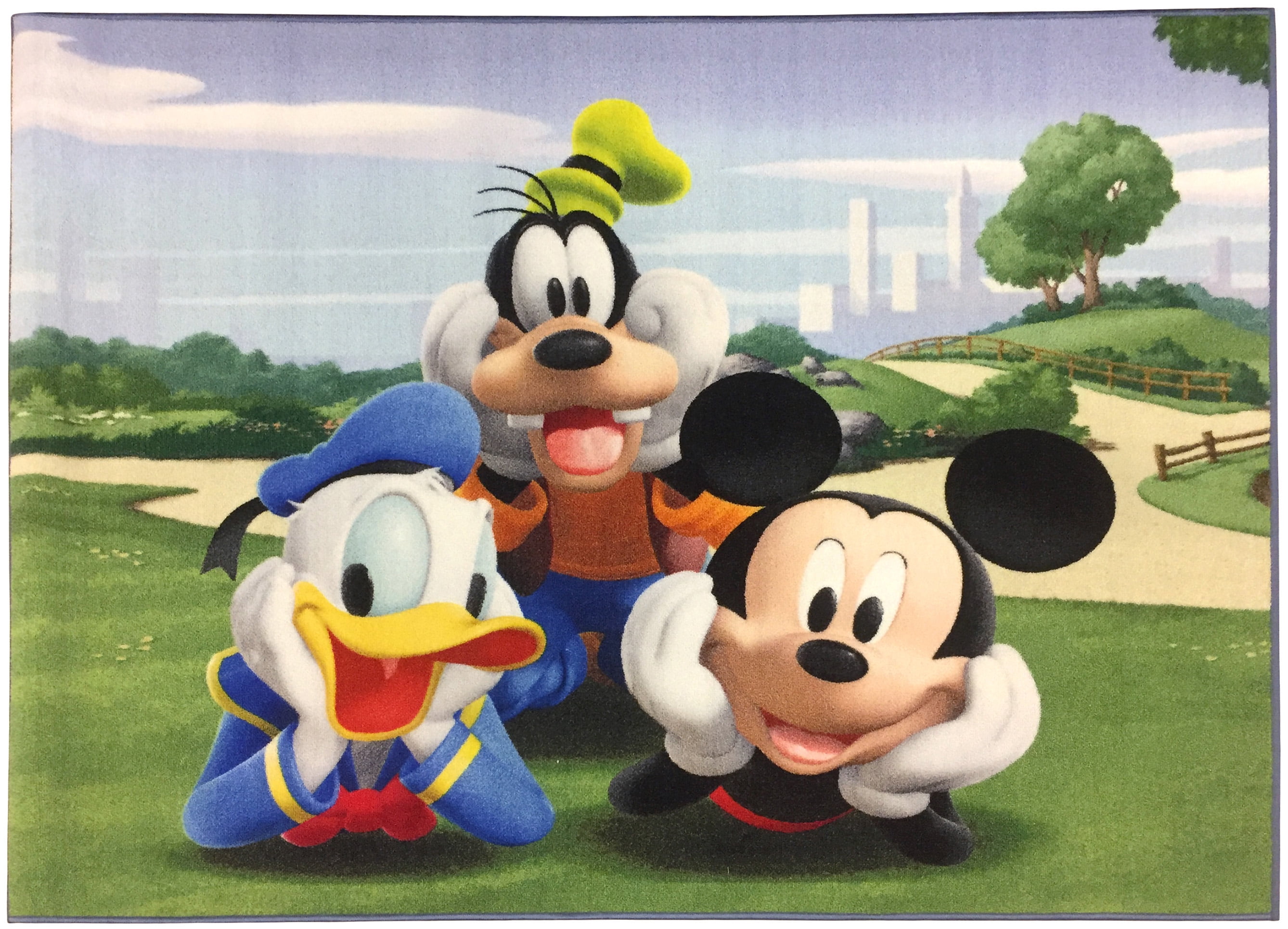 Kids girls Rug Disney polka dots Minnie mouse red 100x150cm 