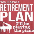 thumbnail image 3 of CafePress - Piano Retirement Plan T Shirt - Mens Comfort Colors Shirt, 3 of 5