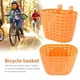 thumbnail image 3 of BRIGHTFUFU 1 canasta para bicicletas para niños, cesta de plástico desmontable para almacenamiento de bicicletas para niños, bicicleta sin pegatinas (naranja), 3 of 7