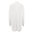 thumbnail image 6 of Lovskoo 2024 Cardigan Sweaters for Women Open Front Solid Color Cable Knit Loose Knitwear Oversized Winter Outerwear Tops White, 6 of 6