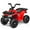 Red, variant on Gymax Kids Ride On Car 6V Battery Powered ATV w/4 Anti-skid Wheels Music Player White