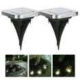 thumbnail image 3 of Solar Ground Lights,4pcs 8LED Solar Buried Buried Lights Underground Lights Unrivaled Performance, 3 of 8