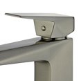 thumbnail image 3 of Bellaterra Home Valencia Single Handle Bathroom Vanity Faucet with Drain without Overflow in Brushed Nickel, 3 of 3