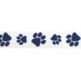 thumbnail image 3 of 7/8" Navy Paw Grosgrain Ribbon 25 Yard, 3 of 3