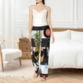 thumbnail image 4 of Balery Pineapple With Black Glasses Pantalones de pijama para mujer, pijamas ultraligeros, pantalones de estar por casa-Large, 4 of 6