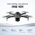 thumbnail image 4 of sweethay 4K/6K/8K 4 canales avión plegable USB carga controlada por aplicación Motor sin escobillas Control remoto cámara Accesorios para aéreos, 4 of 6