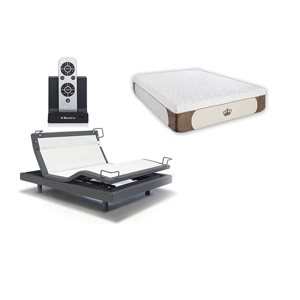 Dynasty Mattress Reverie 8Q Adjustable Bed Base, Massage, USB Ports