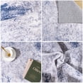 thumbnail image 4 of Rugs For Living Room Washable Non-Slip Area Rugs 5x7ft Living Room, Boho Bedroom Mats Under Bed, Soft Stain Resistant Non-Shedding Thin Carpet For Dining Room Apartment Blue And White, 4 of 11