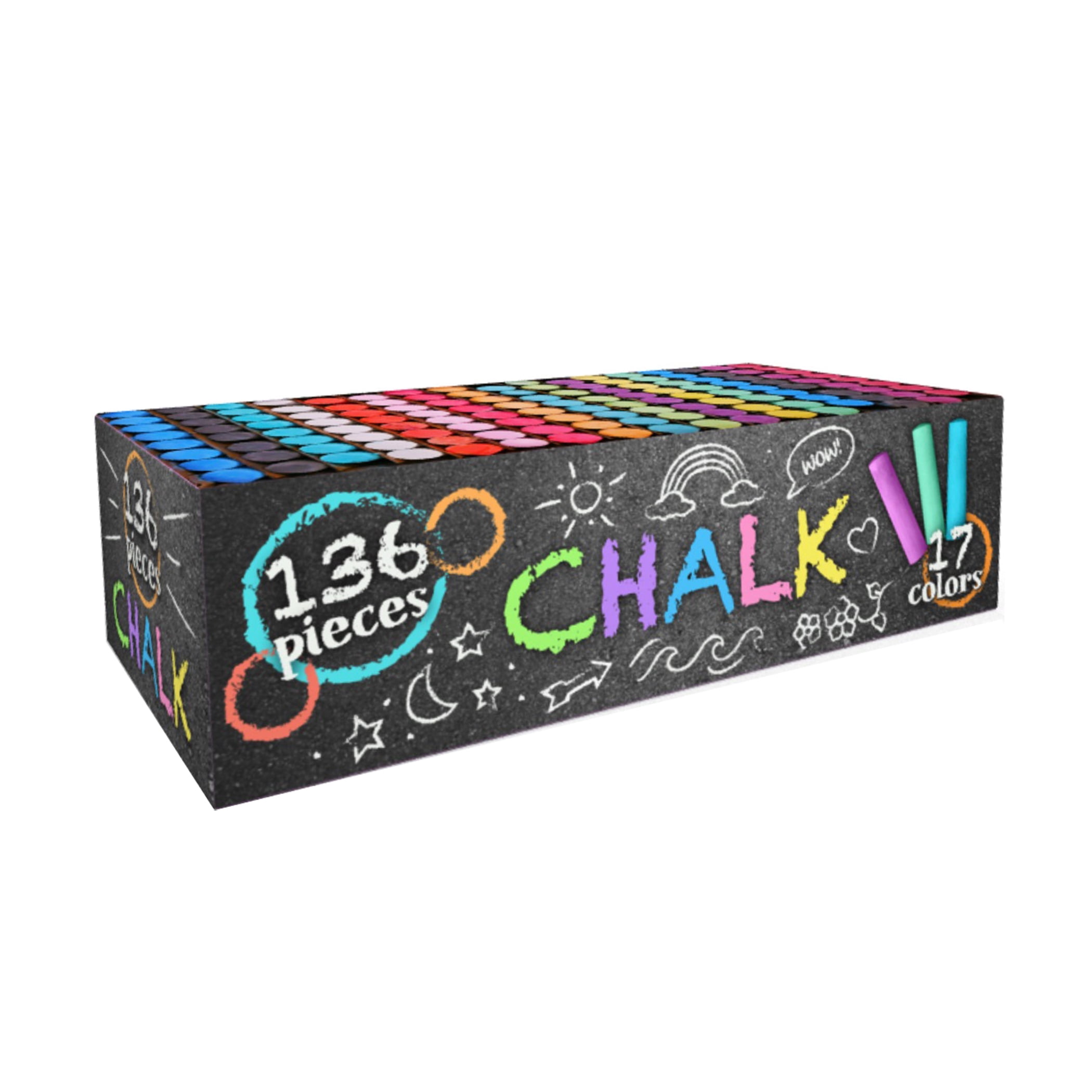 136 Pc. Chalk Set