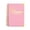 Pink, variant on 8.5x6.22 Inch Goals Planner Spiral Notebook – Academic Schedule Organizer with Daily, Weekly & Monthly Planning Pages, Durable Goal Tracking Journal for Students & Professionals
