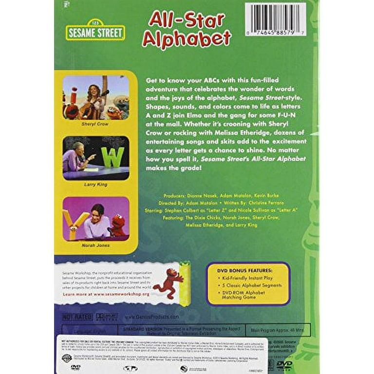 Sesame Street: All-Star Alphabet (Full Frame) - Walmart.com