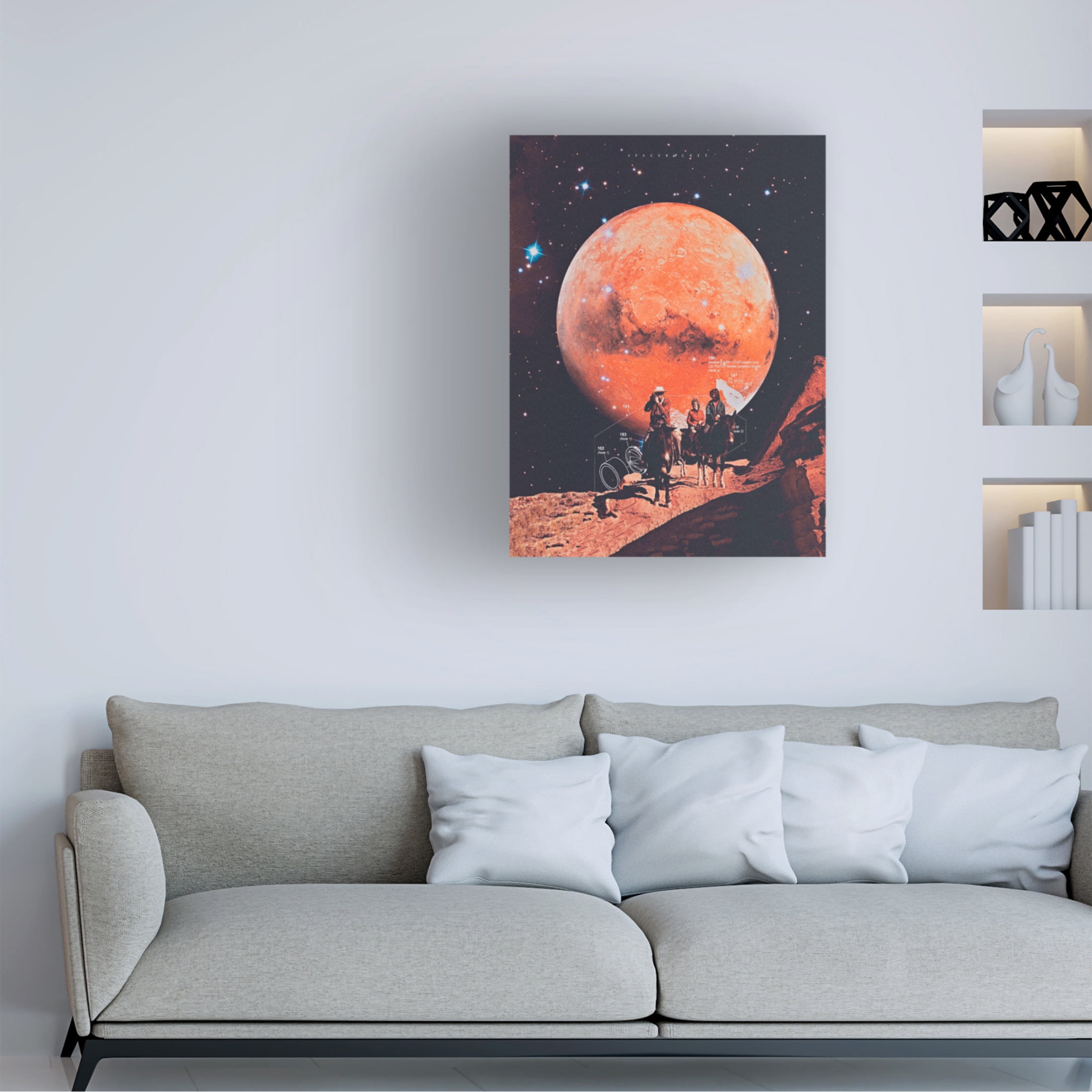 Trademark Fine Art spacerocket art  227 Canvas Wall Art