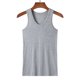 thumbnail image 5 of Verano Plus Size Hombres Ropa Tops Negro Blanco Gris Solteros sin mangas Hombres Chaleco Casual Chaleco de culturismo Nuevo, 5 of 5
