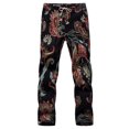 thumbnail image 3 of Pantalones de verano nuevos para hombre, de talla grande, con estampado de colores finos, 3 of 4